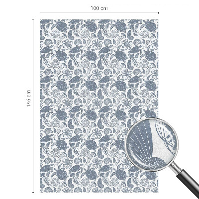 Privátní fólie na okno vitráž Život v oceánu