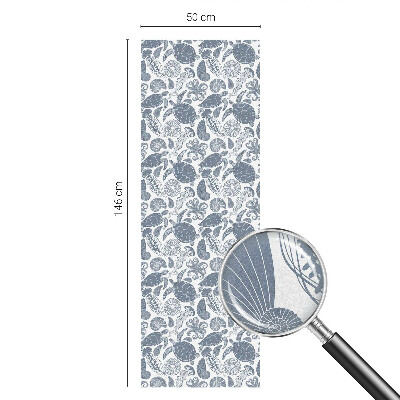 Privátní fólie na okno vitráž Život v oceánu