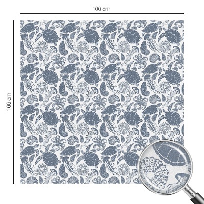 Privátní fólie na okno vitráž Život v oceánu