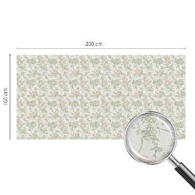 Zatmavovací fólie na okna Ptáci rostliny