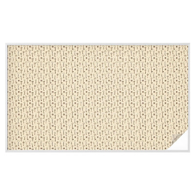 Dekorativní mléčná fólie na sklo Tajemné klíče