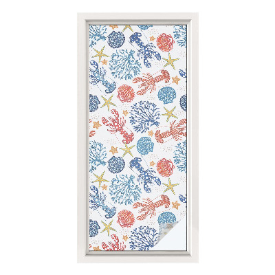 Protisluneční fólie na okna Račí korály