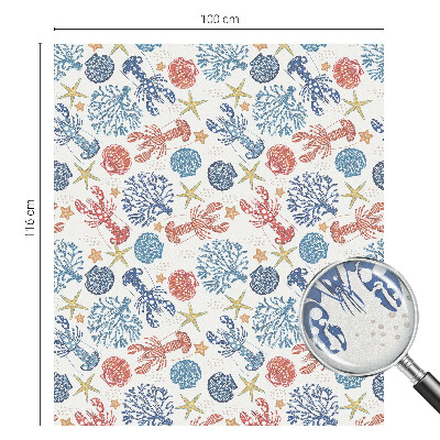 Protisluneční fólie na okna Račí korály