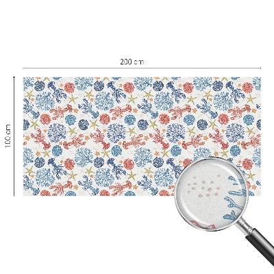 Protisluneční fólie na okna Račí korály