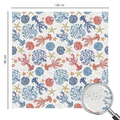 Protisluneční fólie na okna Račí korály