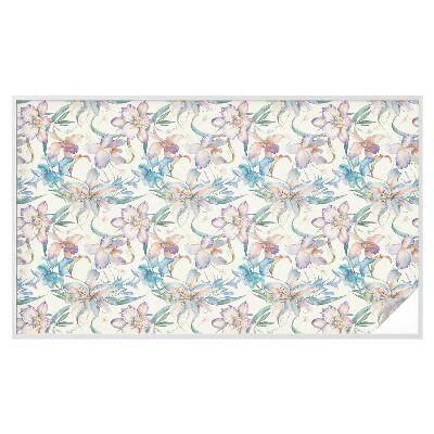 Zatmavovací fólie na okna Květinový motiv