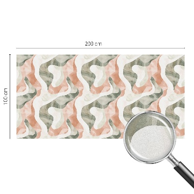 Dekorativní mléčná fólie na sklo Barevné vlny