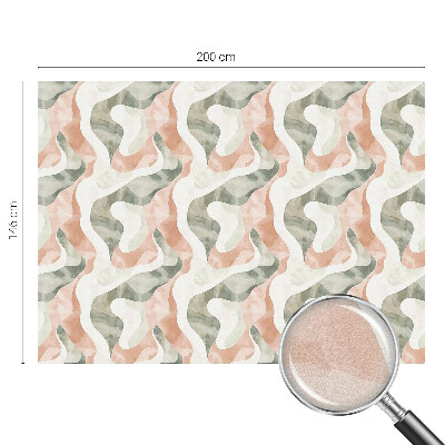 Dekorativní mléčná fólie na sklo Barevné vlny