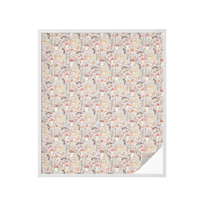 Neprůhledná fólie na sklo dveří Lesní vzor