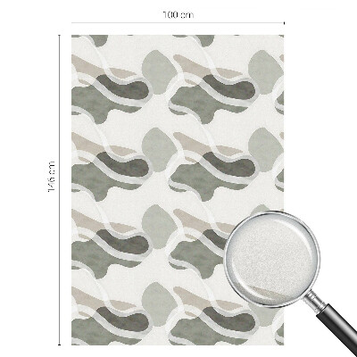 Dekorativní mléčná fólie na sklo Organický vzor