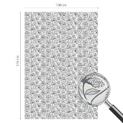 Zatmavovací fólie na okna Botanický motiv