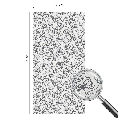 Zatmavovací fólie na okna Botanický motiv