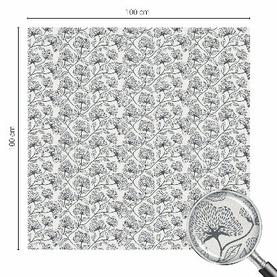 Zatmavovací fólie na okna Botanický motiv