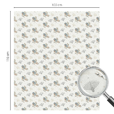 Neprůhledná fólie na sklo dveří Vzor ptáků