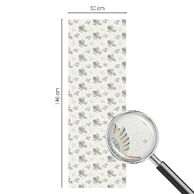 Neprůhledná fólie na sklo dveří Vzor ptáků