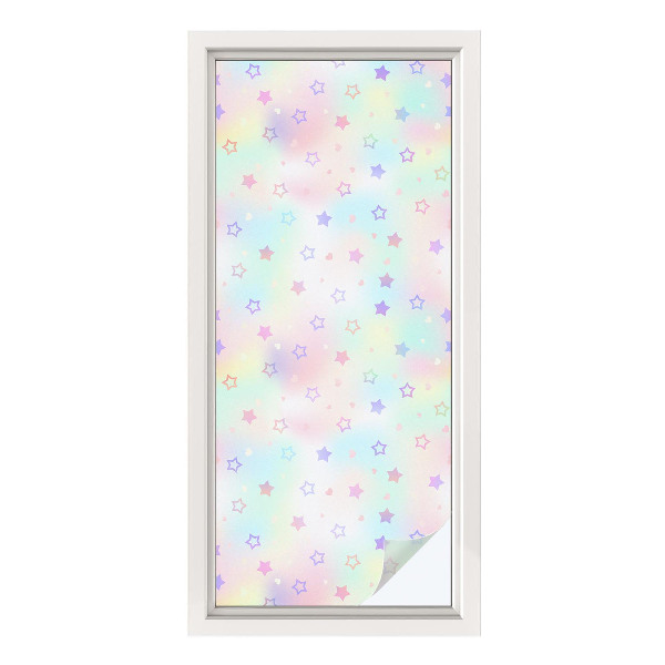 Protisluneční fólie na okna Duhové vzory