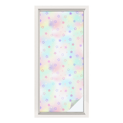 Protisluneční fólie na okna Duhové vzory