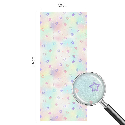 Protisluneční fólie na okna Duhové vzory