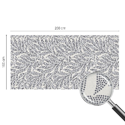 Privátní fólie na okno vitráž Kapky listů