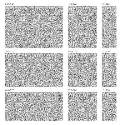 Privátní fólie na okno vitráž Kapky listů