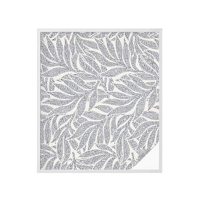 Privátní fólie na okno vitráž Kapky listů