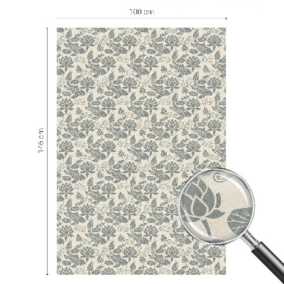 Dekorativní mléčná fólie na sklo Orientální vzor