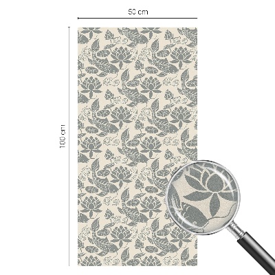 Dekorativní mléčná fólie na sklo Orientální vzor