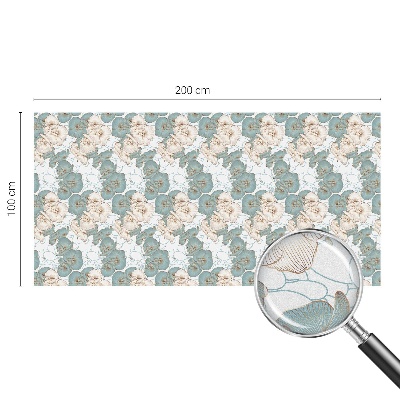 Protisluneční fólie na okna Křehké květiny