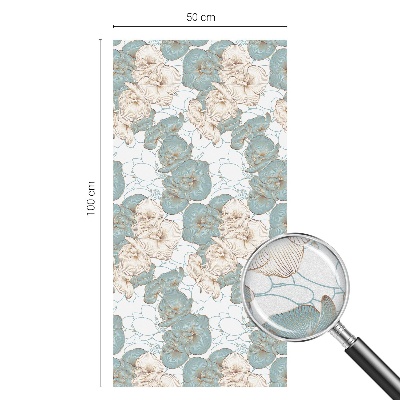 Protisluneční fólie na okna Křehké květiny