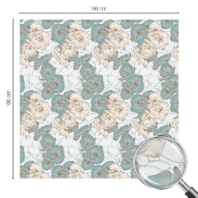 Protisluneční fólie na okna Křehké květiny