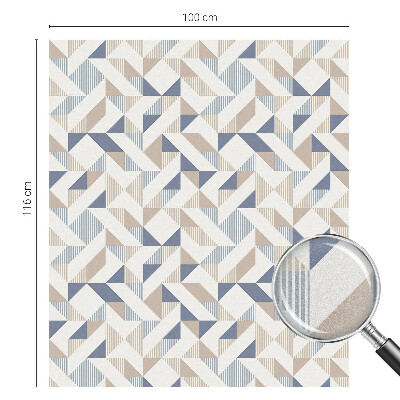 Neprůhledná fólie na sklo dveří Geometrické vzory