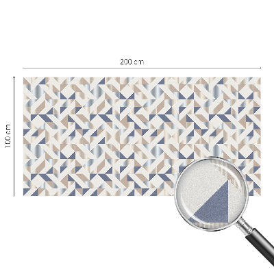 Neprůhledná fólie na sklo dveří Geometrické vzory