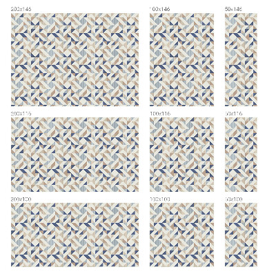 Neprůhledná fólie na sklo dveří Geometrické vzory