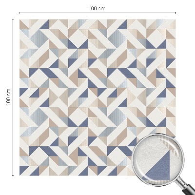 Neprůhledná fólie na sklo dveří Geometrické vzory