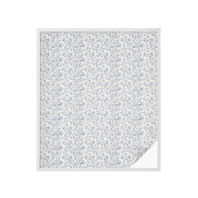 Privátní fólie na okno vitráž Květinový vzor