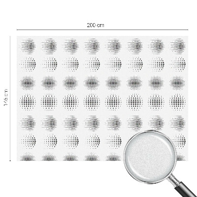 Protisluneční fólie na okna Tečkované kruhy