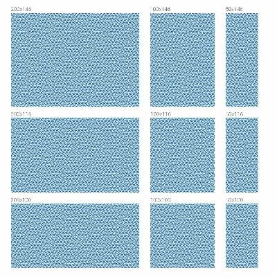 Protisluneční fólie na okna Modré vlny