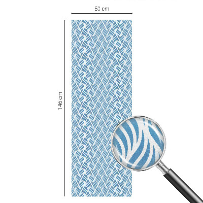 Protisluneční fólie na okna Modré vlny