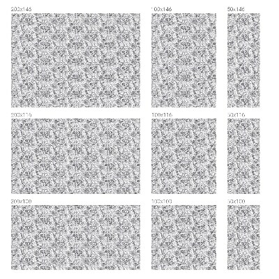 Neprůhledná fólie na sklo dveří Floristická elegance