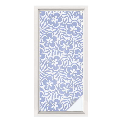 Zatmavovací fólie na okna Květy ibišku