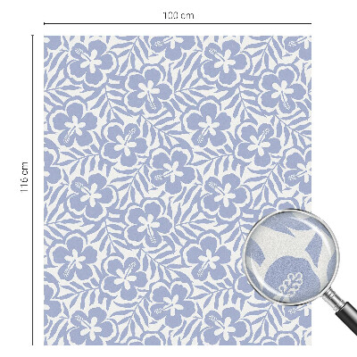 Zatmavovací fólie na okna Květy ibišku