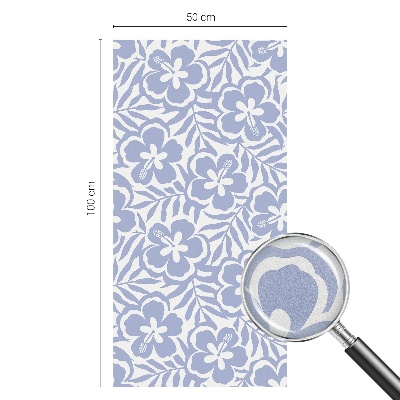 Zatmavovací fólie na okna Květy ibišku