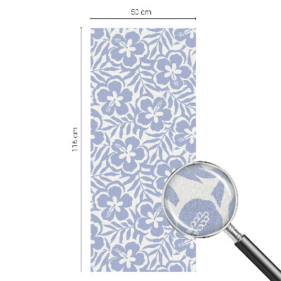 Zatmavovací fólie na okna Květy ibišku