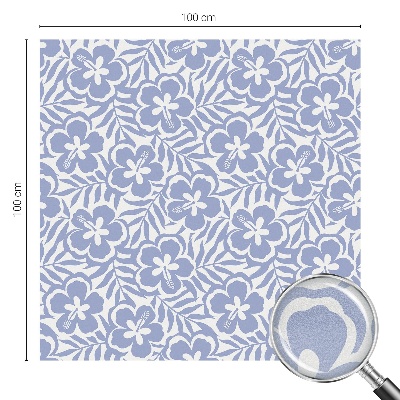 Zatmavovací fólie na okna Květy ibišku