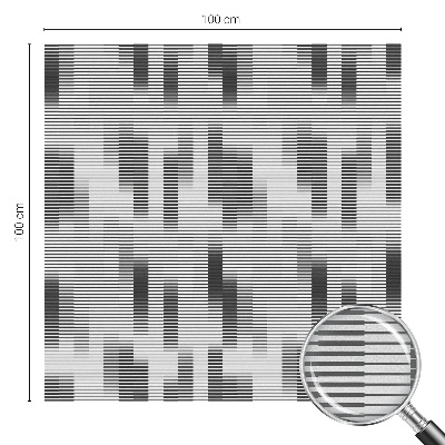 Protisluneční fólie na okna Grafická mřížka