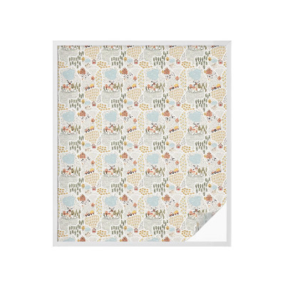 Privátní fólie na okno vitráž Idylická vesnice