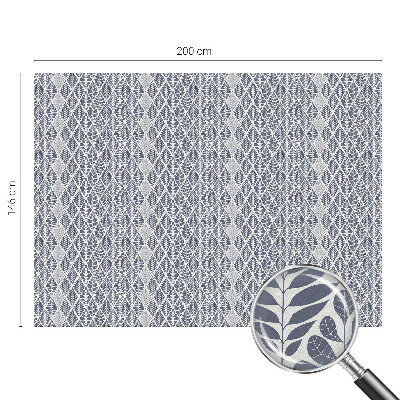 Privátní fólie na okno vitráž Vzorované listy