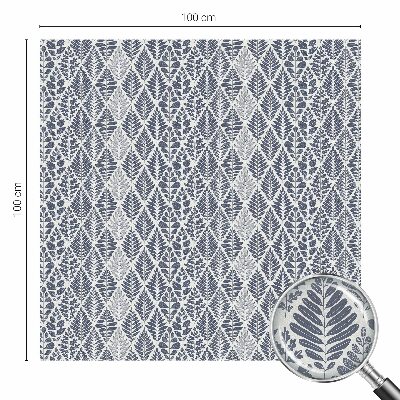 Privátní fólie na okno vitráž Vzorované listy