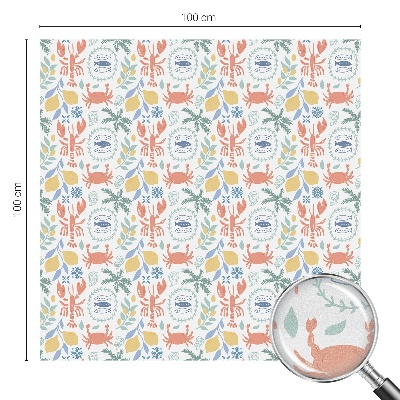 Neprůhledná fólie na sklo dveří Námořní motivy