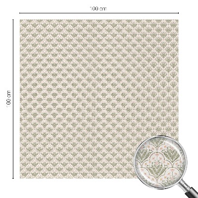 Protisluneční fólie na okna Rostlinné ozdoby